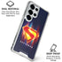 Superman 2025 Energy Shield Neon Emblem Galaxy S25 Ultra Clear Case